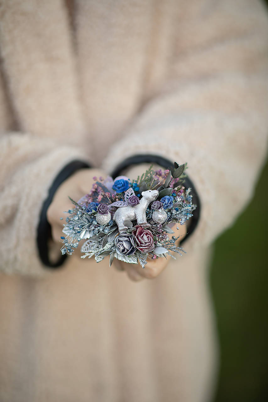  Brošňa s ľadovým medveďom "spriaznená duša" 