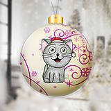 Dekorácie - Zvieracia vianočná guľa - ornamenty - 14006979_