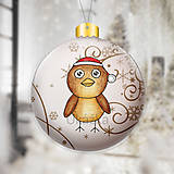 Dekorácie - Zvieracia vianočná guľa - ornamenty - 14006981_