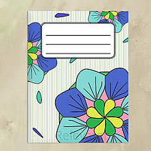 Papiernictvo - Kvetový zápisník (keď začne byť chladnejšie) - 14006953_