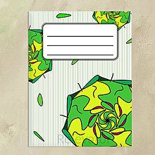Papiernictvo - Kvetový zápisník (šalátová verzia :D) - 14006955_