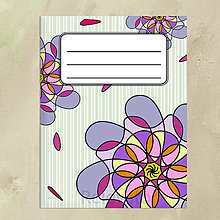 Papiernictvo - Kvetový zápisník (dymový kvet) - 14006957_