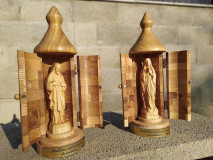 Dekorácie - Drevená mini kaplnka - 14007741_