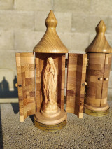 Dekorácie - Drevená mini kaplnka - 14007746_