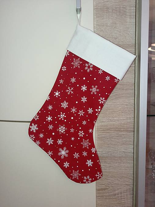 Dekorácie - Mikulášska / vianočná čižma - 14009568_