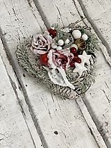 Dekorácie - Vianočná ikebana na hrob - 14010742_