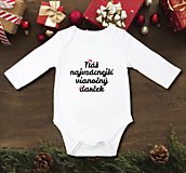 Detské oblečenie - Vianočné body pre bábätko - 14009807_