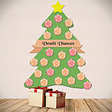 Dekorácie - Netradičný adventný kalendár - ozdob si vianočný stromček (hviezdičky) - 14011131_