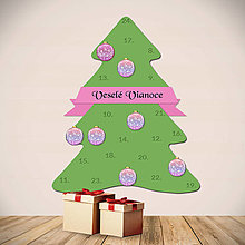 Dekorácie - Netradičný adventný kalendár - ozdob si vianočný stromček (ornamenty) - 14011134_