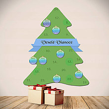 Dekorácie - Netradičný adventný kalendár - ozdob si vianočný stromček (klbká) - 14011215_