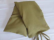 Úžitkový textil - Pohánkový vankúšik na šiju a kríže kiwi - 14013765_