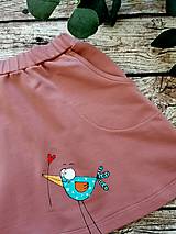 Detské oblečenie - suknička vtáčik - 14016097_