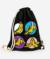 Bavlnený vak 4 fázy života Warholovho banánu