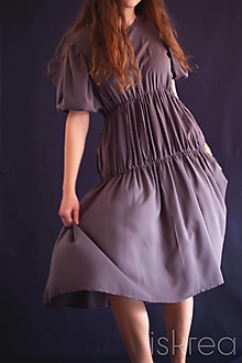 Šaty - RIEKA šaty mak - 14013539_