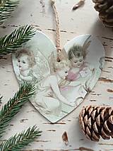 Dekorácie - Vianočná dekorácia anjel - 14016676_