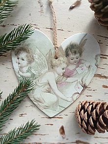 Dekorácie - Vianočná dekorácia anjel - 14016676_