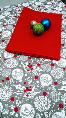 Úžitkový textil - Obrus - Vianoce - 14018136_