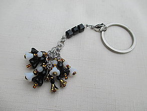 Kľúčenky - Šperková dekorácia na kabelku alebo kľúčenka - zvončeky - 14019807_