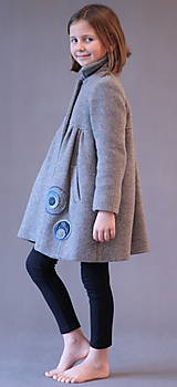 Detské oblečenie - Dívčí kabátek zimní vel. 146 - 14021210_