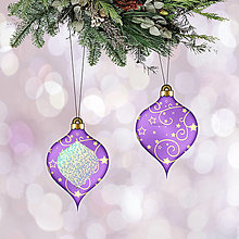 Dekorácie - Trblietavé vianočné ozdoby - hviezdičkové (dekorácia) - 14018744_
