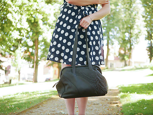 Kabelky - Kožená kabelka - Gazelina - 14025130_