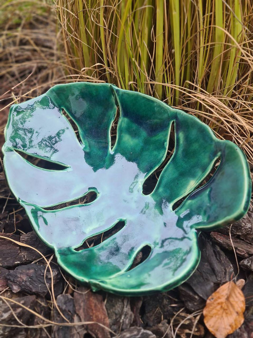 Nádoby - List monstera_ misa - 14026339_