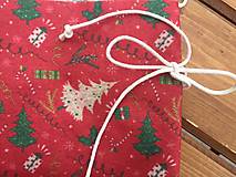Úžitkový textil - ZĹAVA  !!!! filcové vianočné vrecúška ... (Červené) - 14025569_