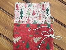 Úžitkový textil - ZĹAVA  !!!! filcové vianočné vrecúška ... (Červené) - 14025570_