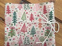 Úžitkový textil - ZĹAVA  !!!! filcové vianočné vrecúška ... (Červené) - 14025571_