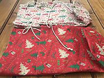 Úžitkový textil - ZĹAVA  !!!! filcové vianočné vrecúška ... (Červené) - 14025585_
