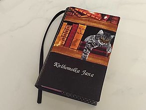 Papiernictvo - Kočky v knihovně - veselý obal na knihu - 14027057_