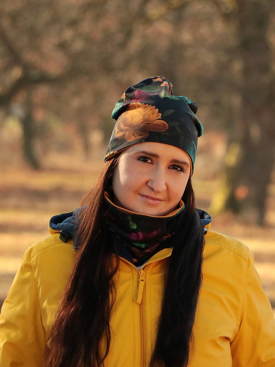 Nostalgia úpletová čiapka, nákrčník alebo set