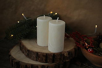 Svietidlá a sviečky - Sviečka z palmového vosku (A) - 14032994_