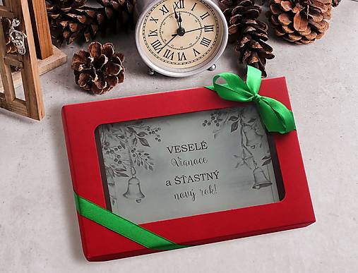 Sladkosti - Vianočná čokopohľadnica, VZOR 01 - 14034200_