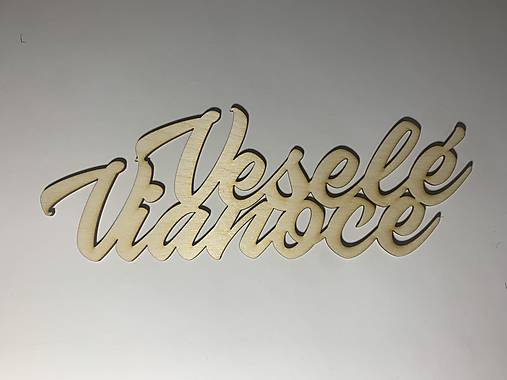Veselé Vianoce 30cm