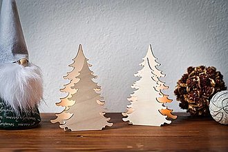 Svietidlá a sviečky - Svietnik - Vianočný stromček - 14031989_