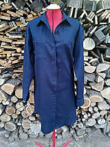Šaty - Ľanová košeľa / košeľové minišaty (rôzne farby) - 14033385_