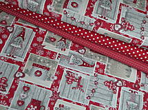 Textil - Látka Vianočný škriatok - 14040681_