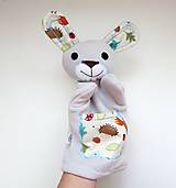 Hračky - Maňuška zajac (Zajačik z Hmlového lesa) - 14041394_