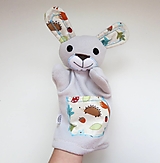 Hračky - Maňuška zajac (Zajačik z Hmlového lesa) - 14041397_
