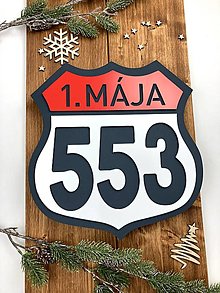 Tabuľky - Číslo na dom: Route 66 - 14039750_