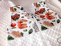 Detský textil - spací vak / minki  s nôžkami - 14039107_