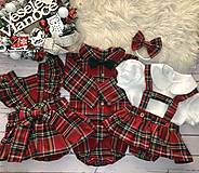 Detské oblečenie - Vianočné šaty/košeľa/sukňa pre deti - 14040139_