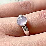 Prstene - Simple Light Amethyst AG925 Ring / Jemný strieborný prsteň s ametystom - 14045036_