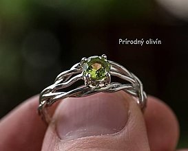 Prstene - Snubáčik  (Ag 925 + prírodný kameň) - 14045719_