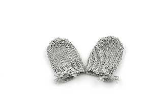 Detské doplnky - Šedé rukavičky MERINO - 14045100_