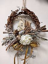 Dekorácie - Vianočný venček na dvere, dekorácia - 14044458_