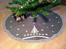 Úžitkový textil - Vianočný vlnený koberček pod stromček (rôzne farby) - 14046038_