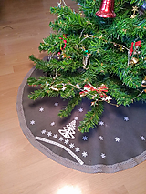 Úžitkový textil - Vianočný vlnený koberček pod stromček (rôzne farby) - 14046039_