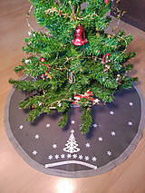 Úžitkový textil - Vianočný vlnený koberček pod stromček (rôzne farby) - 14046041_